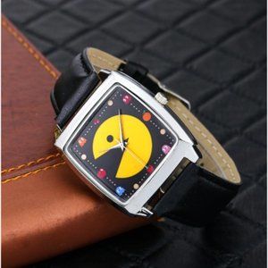 NEW Pac Man Charm Quartz Watch